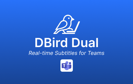 Dual Subtitles for Teams Meeting - Premium Subscription ( Chrome Extension )