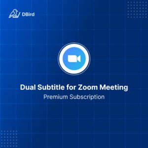 zoom Dual Subtitles for Zoom Meeting - Premium Subscription ( Chrome Extension )